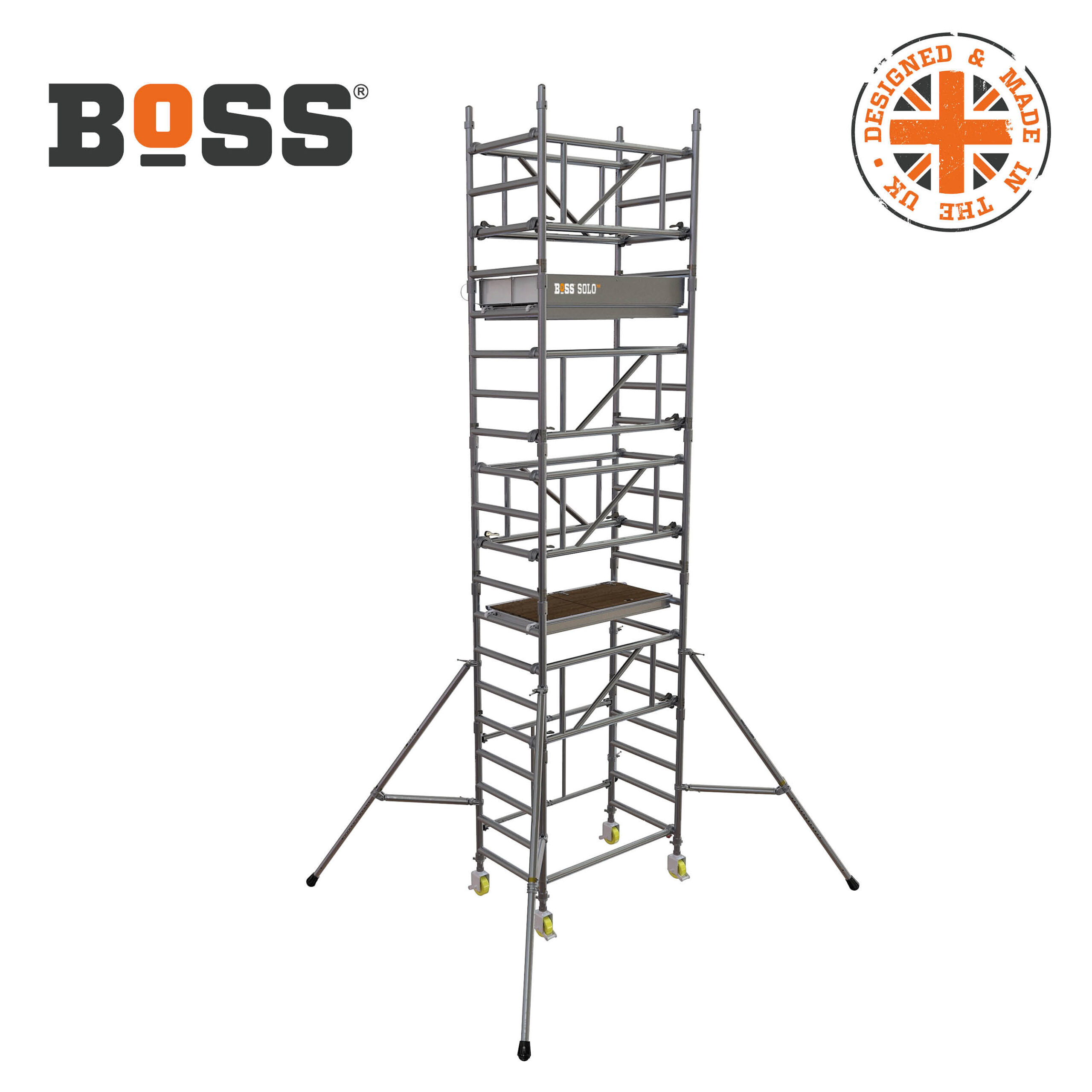 61404200_PI_GuaranteeandLogo Aluminium Scaffolding – One Man Tower – SOLO700