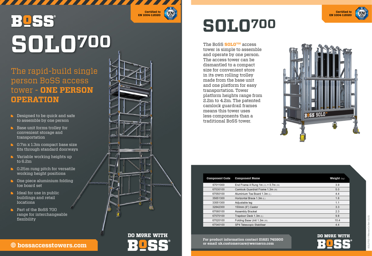 Aluminium-Scaffolding-One-Man-Tower-SOLO700