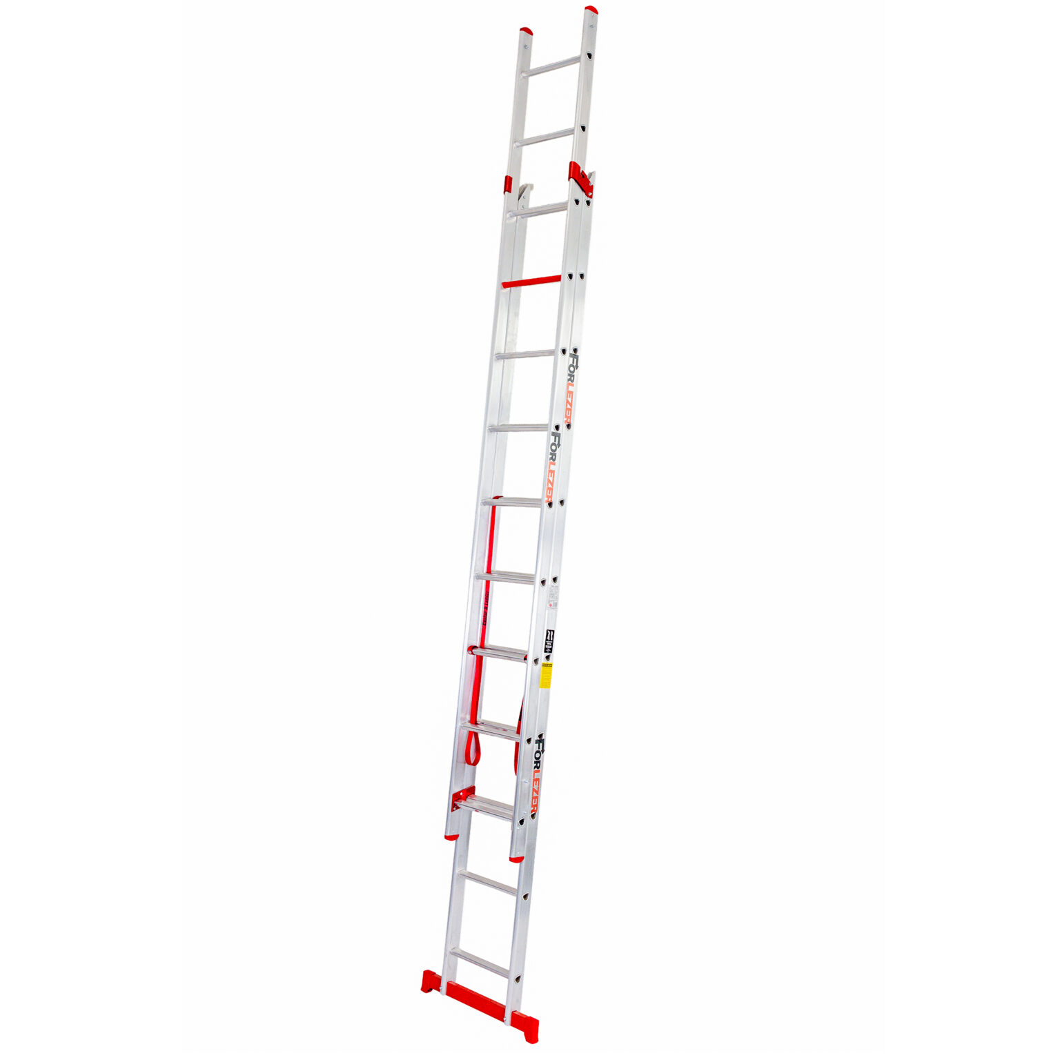 Forlezer™ 6.0m Aluminium D-Rung Step Extension Ladder - Aldek